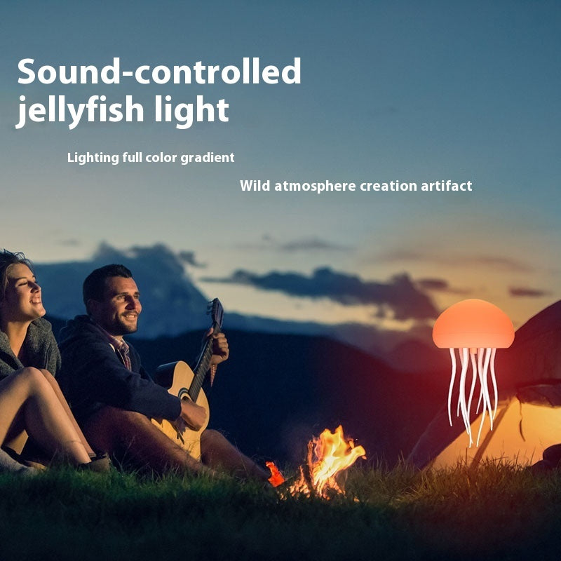 Jellyfish Night Light colour-changing LED close-up