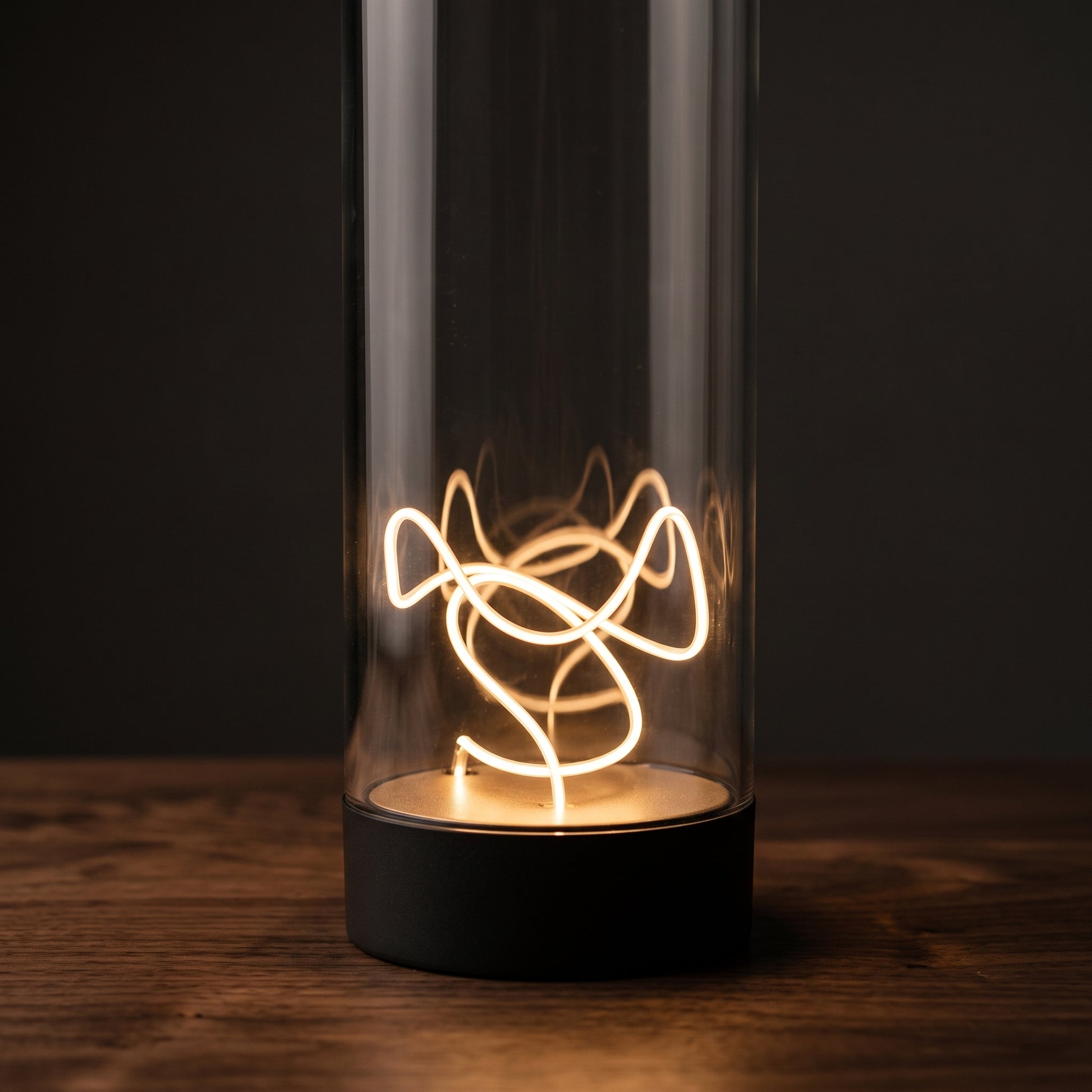 Flex filament lantern tighter shot — showing proportions and USB-C charging port