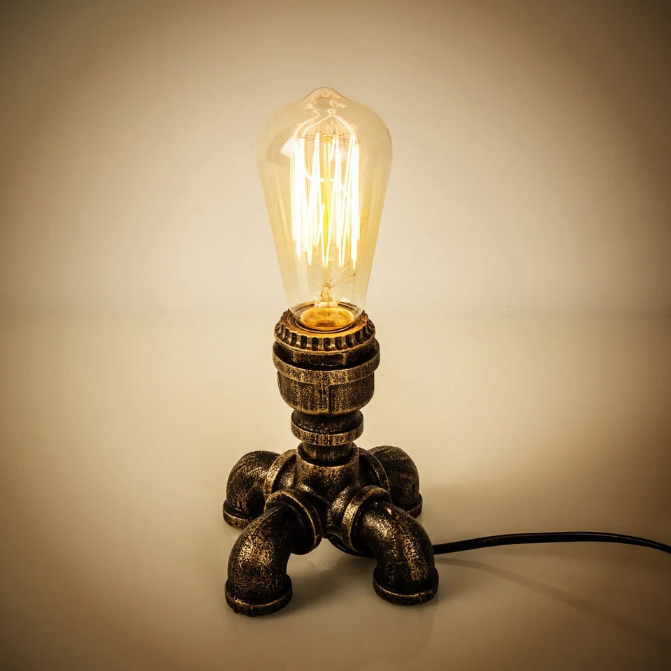 Industrial Pipe Desk Lamp