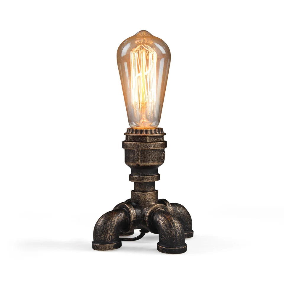 Industrial Pipe Desk Lamp