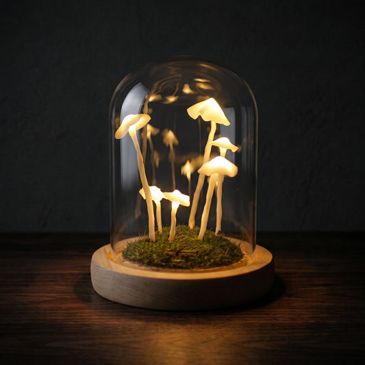 Mushroom Forest Terrarium Night Light
