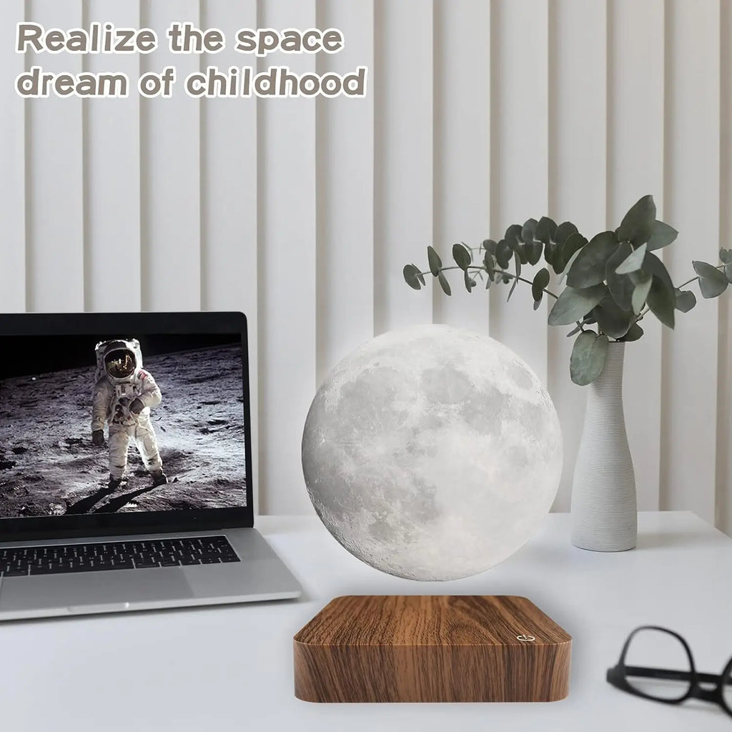 Haven& 3D Moon Lamp rotating 360 degrees magnetic levitation