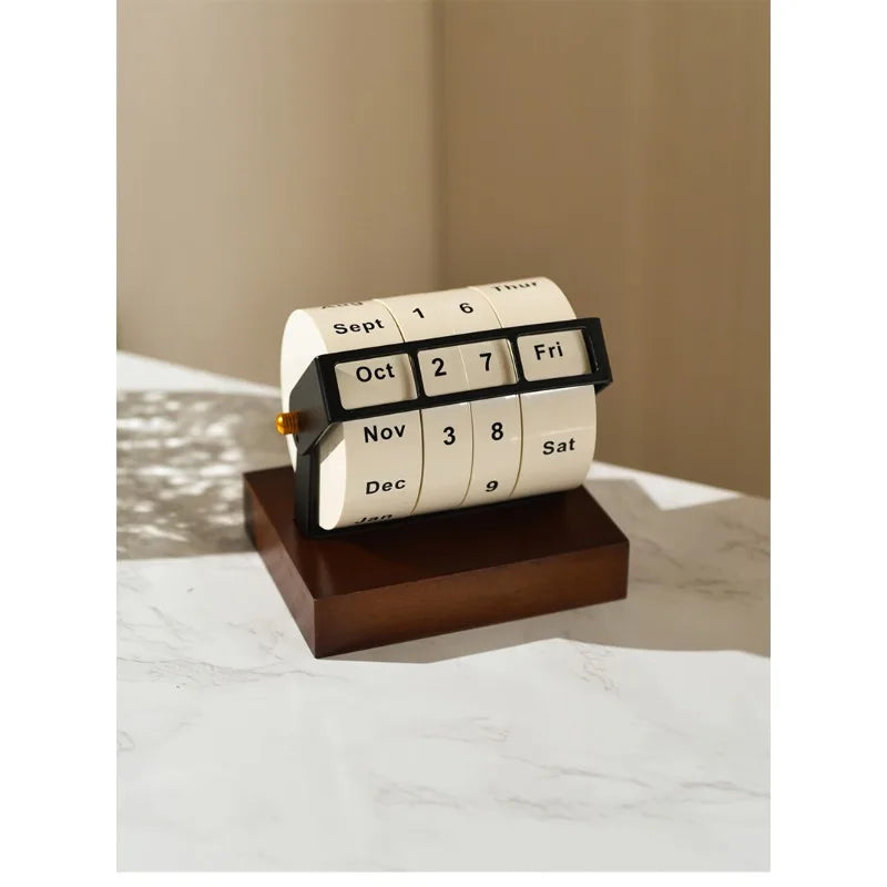 Rotating Perpetual Desk Calendar
