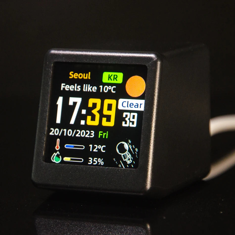 GeekMagic Mini WiFi Smart Weather Clock