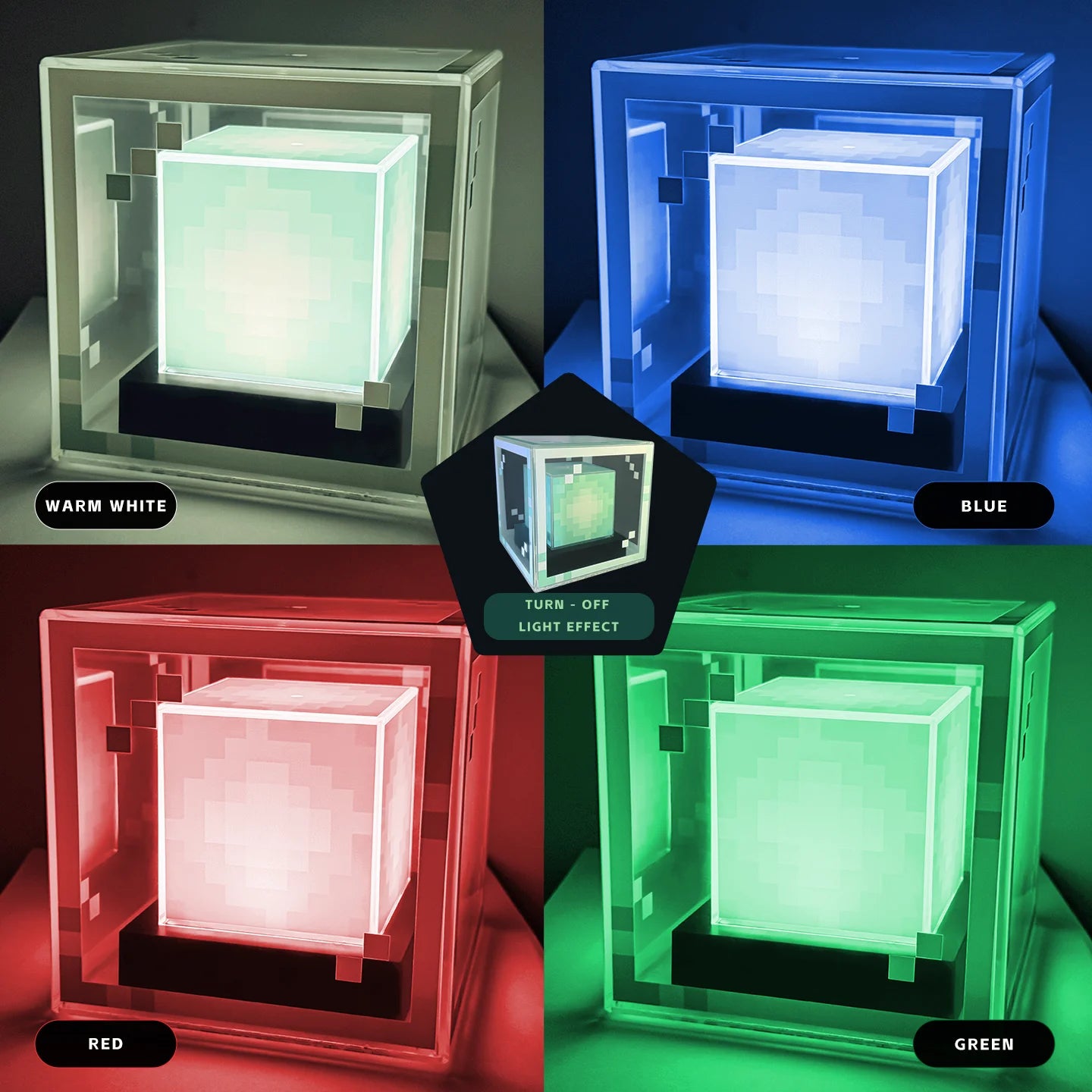Pixel Beacon Desk Night Light