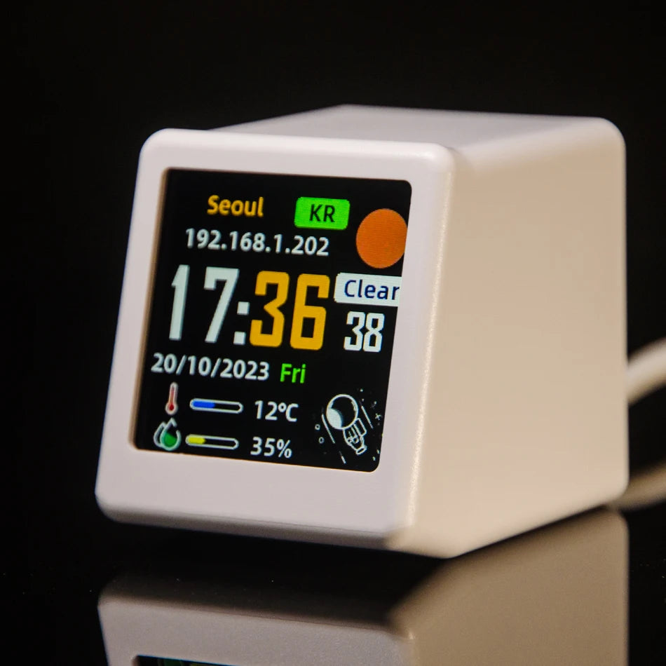 GeekMagic Mini WiFi Smart Weather Clock
