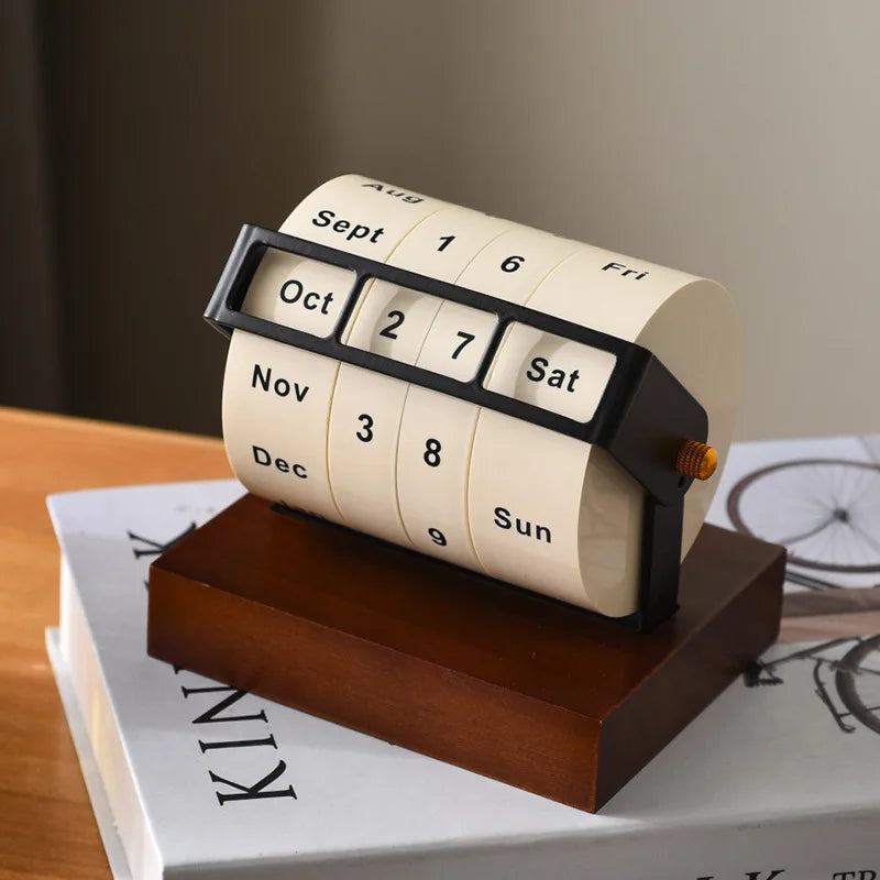 Rotating Perpetual Desk Calendar
