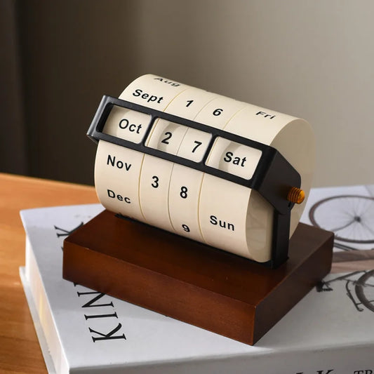 Rotating Perpetual Desk Calendar