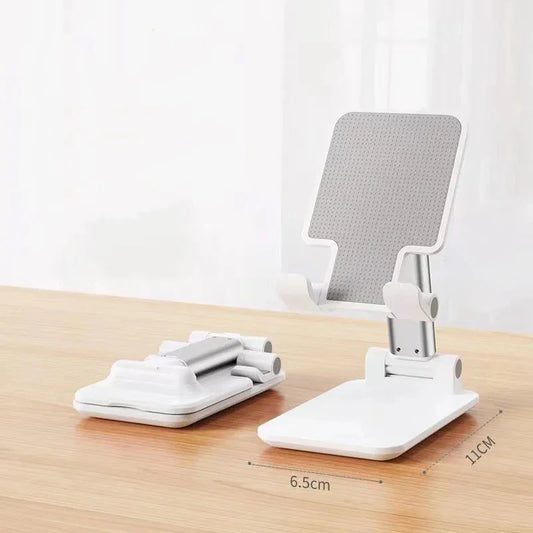 Foldable & Adjustable Mobile Phone Holder Stand – Universal Desk Stand for iPhone, iPad, Xiaomi & Tablets